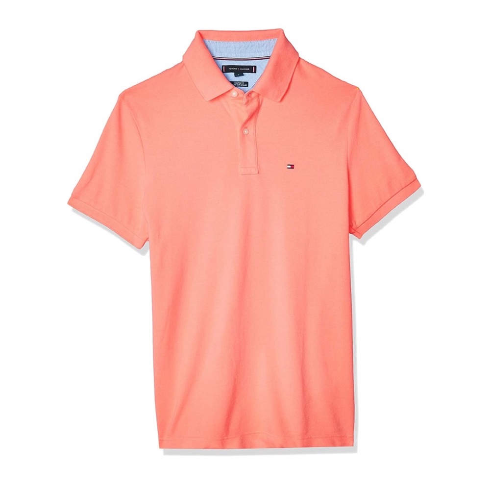 Men's Tommy Hilfiger Polo Sz Medium Peach